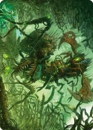 Skyscythe Engulfer Art Card (ASONE-042) - Art Series: Phyrexia: All Will Be One