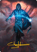 Jace, the Perfected Mind Art Card (15/81) (Gold-Stamped Signature) (ASONE-015) - Art Series: Phyrexia: All Will Be One