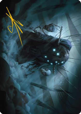 Meldweb Curator Art Card (Gold-Stamped Signature) (ASONE-016) - Art Series: Phyrexia: All Will Be One
