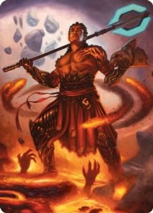 Koth, Fire of Resistance Art Card (ASONE-031) - Art Series: Phyrexia: All Will Be One