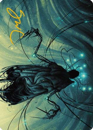 Ichor Synthesizer Art Card (Gold-Stamped Signature) (ASONE-014) - Art Series: Phyrexia: All Will Be One