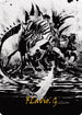 Karumonix, the Rat King Art Card (Gold-Stamped Signature) (ASONE-070) - Art Series: Phyrexia: All Will Be One