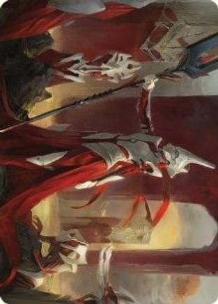 Porcelain Zealot Art Card (ASONE-008) - Art Series: Phyrexia: All Will Be One