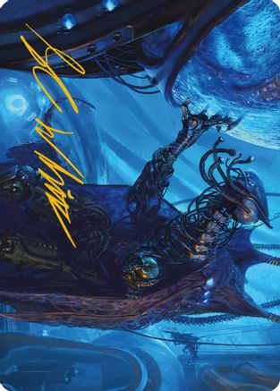 Atmosphere Surgeon Art Card (Gold-Stamped Signature) (ASONE-012) - Art Series: Phyrexia: All Will Be One