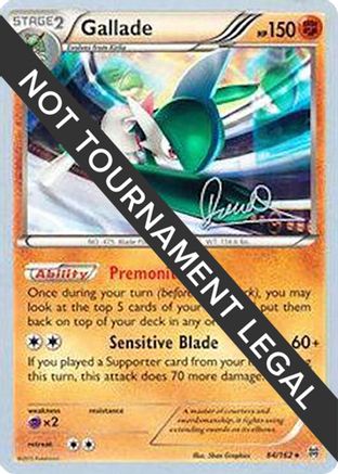 Gallade - 2017 (Diego Cassiraga) (084) [World Championship Decks] - Rare