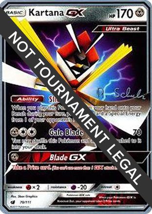 Kartana GX - 2018 (Robin Schulz) (070) [World Championship Decks] - Ultra Rare