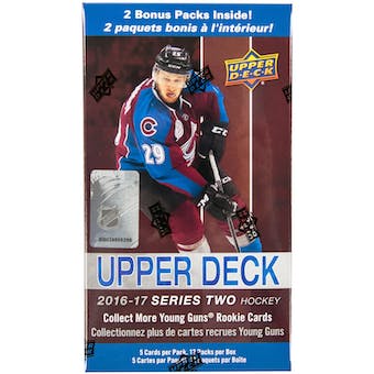 2016-17 Upper Deck Series 2 Hockey Blaster Box | Eastridge Sports Cards