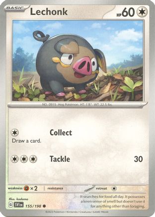 Lechonk (155/198) [Scarlet & Violet Base Set] - Common