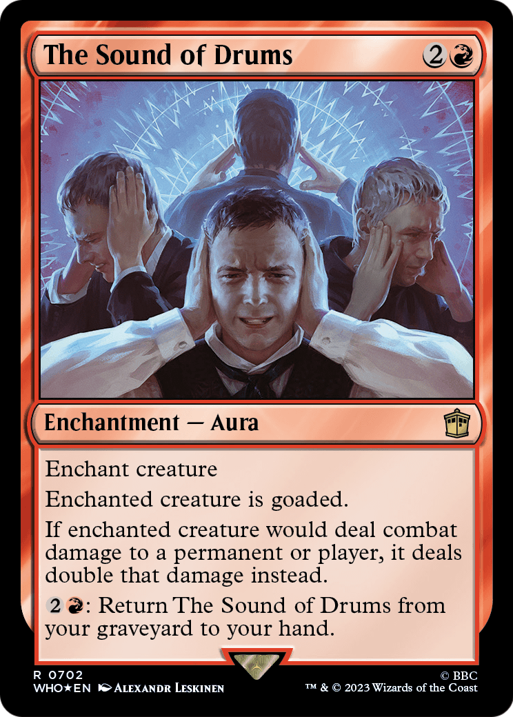 The Sound of Drums (Surge Foil) (WHO-702) - Doctor Who Foil