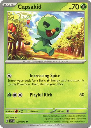 Capsakid (028/198) [Scarlet & Violet Base Set] - Common