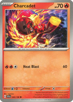 Charcadet (040/198) Reverse Holofoil [Scarlet & Violet Base Set] - Common