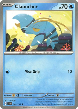 Clauncher (049/198) [Scarlet & Violet Base Set] - Common