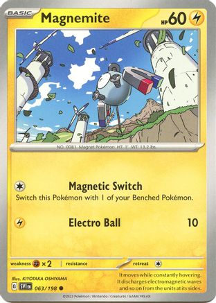 Magnemite (063) [Scarlet & Violet Base Set] - Common