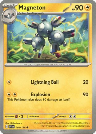 Magneton (064) [Scarlet & Violet Base Set] - Common