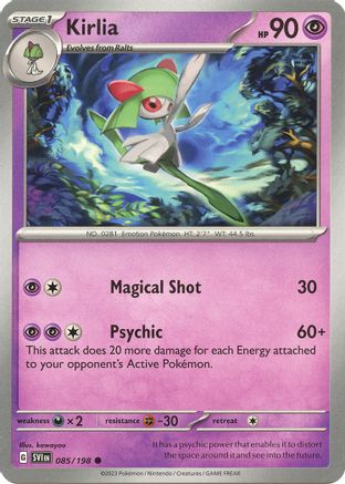 Kirlia (085/198) Reverse Holofoil [Scarlet & Violet Base Set] - Common