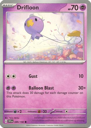 Drifloon (089) [Scarlet & Violet Base Set] - Common