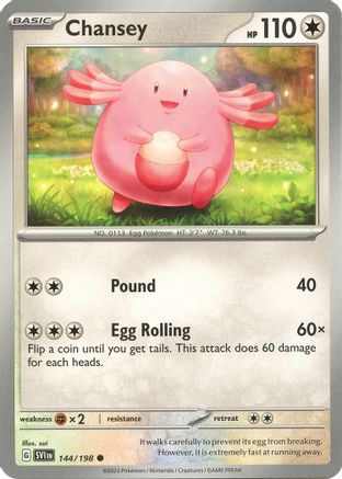 Chansey (144) [Scarlet & Violet Base Set] - Common