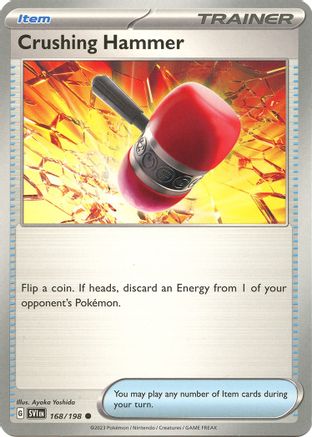 Crushing Hammer (168) Reverse Holofoil [Scarlet & Violet Base Set] - Common