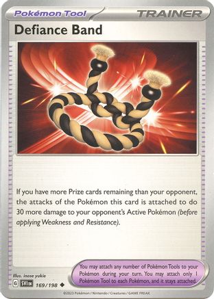 Defiance Band (169) Reverse Holofoil [Scarlet & Violet Base Set] - Uncommon