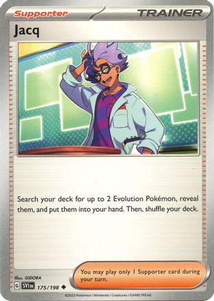 Jacq (175/198) Reverse Holofoil [Scarlet & Violet Base Set] - Uncommon