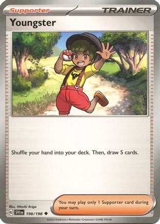 Youngster (198) Reverse Holofoil [Scarlet & Violet Base Set] - Uncommon