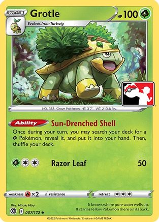 Grotle (007) Holofoil [Prize Pack Series Cards] - Uncommon