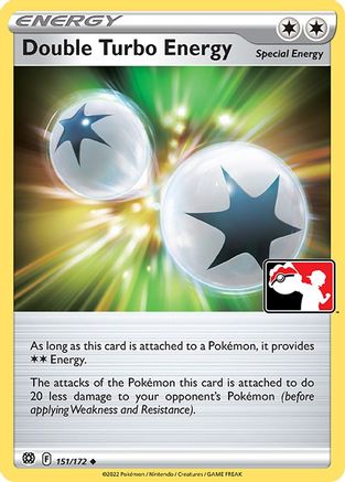 Double Turbo Energy (151/172) Holofoil [Prize Pack Series Cards] - Uncommon