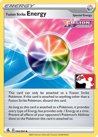 Fusion Strike Energy (244) Holofoil [Prize Pack Series Cards] - Uncommon