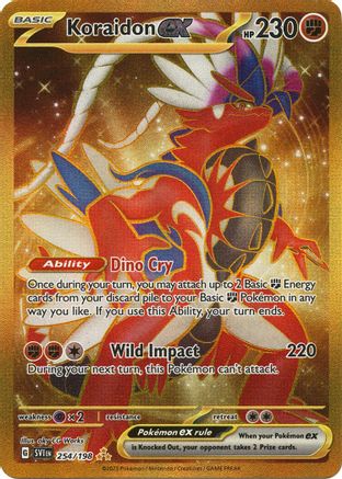 Koraidon ex (254/198) Holofoil [Scarlet & Violet Base Set] - Hyper Rare