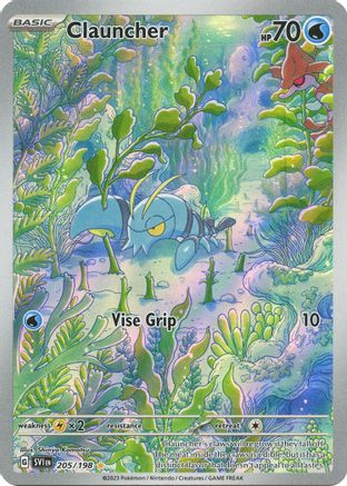 Clauncher (205/198) Holofoil [Scarlet & Violet Base Set] - Illustration Rare