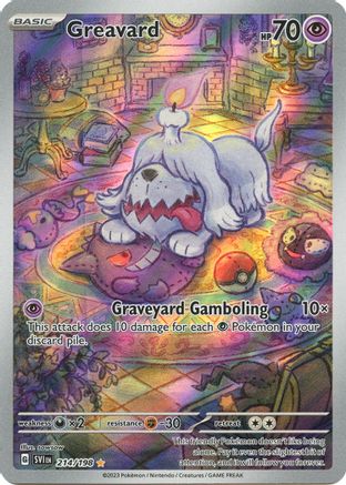 Greavard (214/198) Holofoil [Scarlet & Violet Base Set] - Illustration Rare