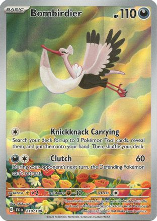 Bombirdier (219/198) Holofoil [Scarlet & Violet Base Set] - Illustration Rare