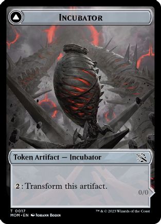Incubator (0017) // Phyrexian (0017) Double-Sided Token (MOM-017) - March of the Machine
