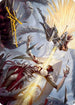 Elspeth's Smite Art Card (Gold-Stamped Signature) (ASMOM-005) - Art Series: March of the Machine