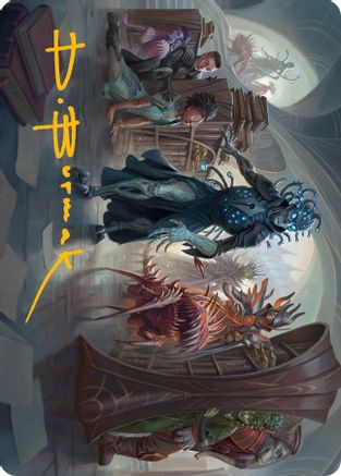 Invasion of Arcavios Art Card (Gold-Stamped Signature) (ASMOM-011) - Art Series: March of the Machine