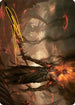 Ashen Reaper Art Card (Gold-Stamped Signature) (ASMOM-046) - Art Series: March of the Machine