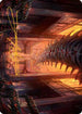 Bloodfell Caves Art Card (Gold-Stamped Signature) (ASMOM-055) - Art Series: March of the Machine