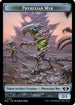 Phyrexian Myr // Emblem - Wrenn and Realmbreaker Double-Sided Token (MOM-1 // 23) - March of the Machine Foil