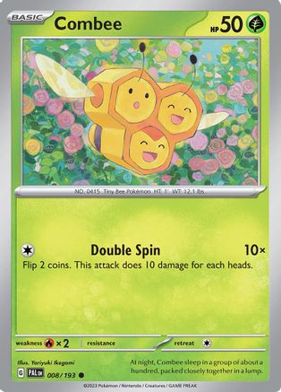 Combee (008) Reverse Holofoil [Paldea Evolved] - Common