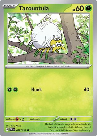 Tarountula (017/193) Reverse Holofoil [Paldea Evolved] - Common
