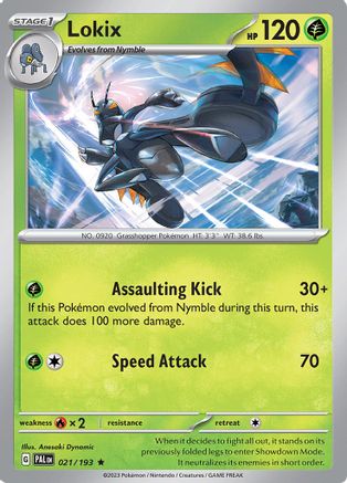 Lokix (021) Holofoil [Paldea Evolved] - Rare