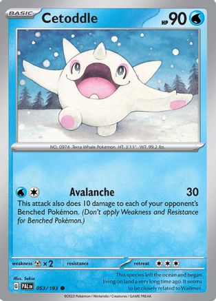 Cetoddle (053/193) Reverse Holofoil [Paldea Evolved] - Common