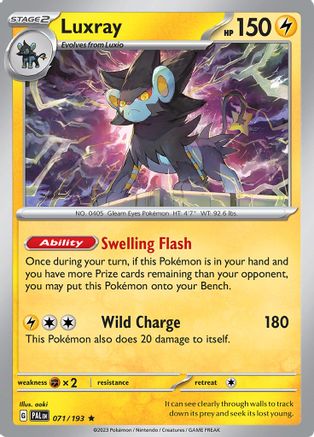 Luxray (071) Holofoil [Paldea Evolved] - Rare