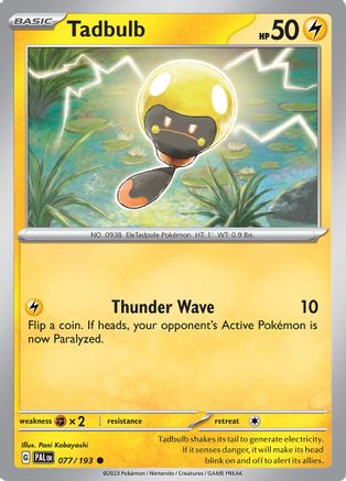 Tadbulb (077/193) Reverse Holofoil [Paldea Evolved] - Common