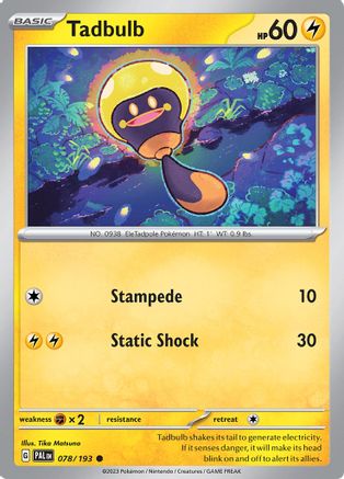 Tadbulb (078/193) [Paldea Evolved] - Common