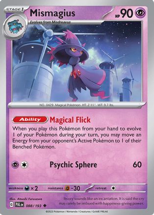 Mismagius (088/193) Reverse Holofoil [Paldea Evolved] - Uncommon