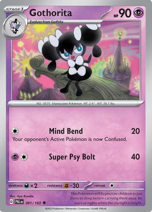 Gothorita (091/193) Reverse Holofoil [Paldea Evolved] - Uncommon