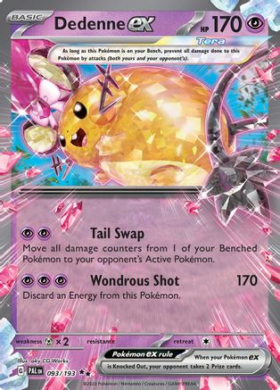 Dedenne ex (093/193) Holofoil [Paldea Evolved] - Double Rare