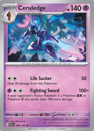 Ceruledge (098) Holofoil [Paldea Evolved] - Rare