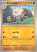 Primeape 107  - Reverse Holofoil SV02 Paldea Evolved - Uncommon